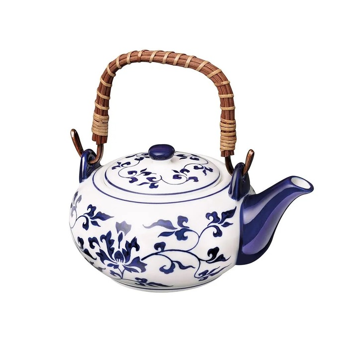 Madame Coco teáskanna, filterrel, porcelán, 650 ml, 18x14x11,5cm