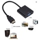 Adaptor HDMI la VGA cu Chipset, Full HD 1080p, 20cm, Negru – Conectare Laptop la Monitor VGA, Plug & Play