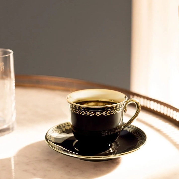 Set 2 Cani Colorate Allaire, 90 ml, 6x8x6cm, 11x11x2cm