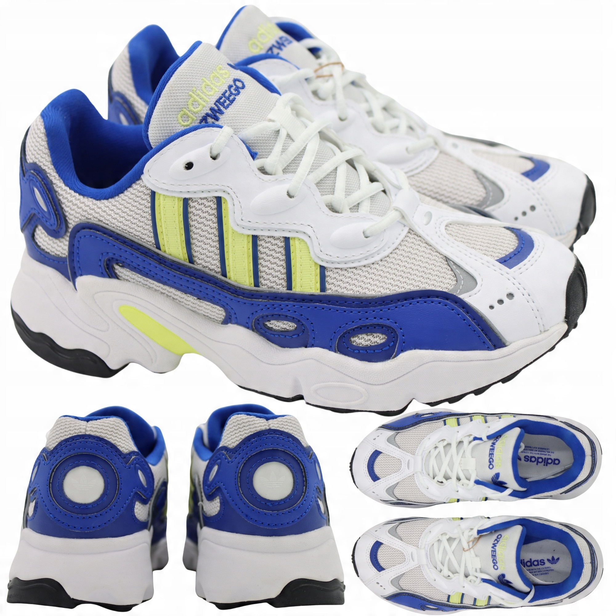 adidas Originals, Pantofi sport din tricot ZX Flux, Multicolor, 37