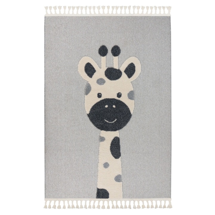 3D дизайнерски килим Kael бял V0462 правоъгълен, 120x170 см