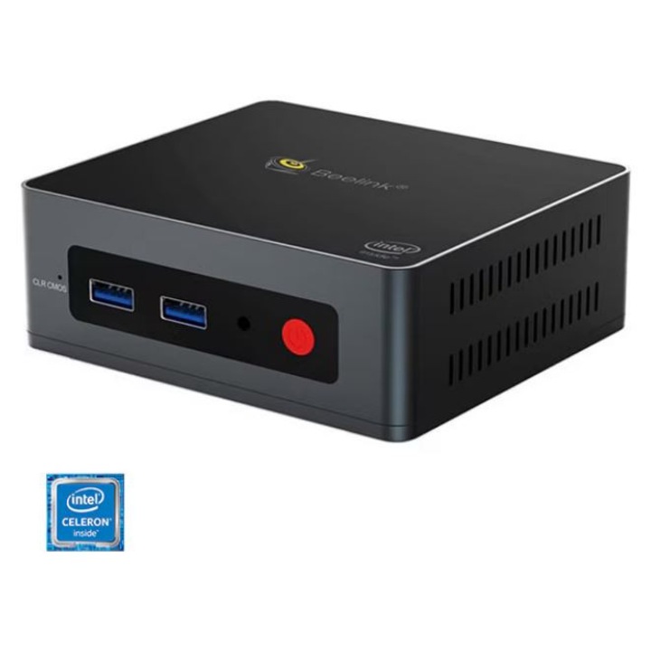 Mini PC Beelink GKMINI Mini Host Windows 10, 8GB DDR4, 256 GB SSD, Intel Gemini Lake, Intel UHD Graphics 600, Wi-Fi 5