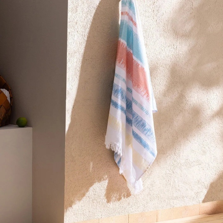 Плажна кърпа Madame Coco, многоцветна, 70x150 см, 85% памук