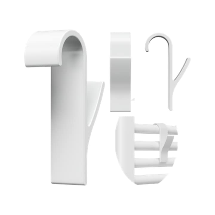 Suport Pentru Radiator, Granitan, Alb, Pvc, Inaltime 66 mm, Latime 20 mm, Diametru Pana La 22 mm, Universal Pentru Prosoape Si Accesorii De Baie