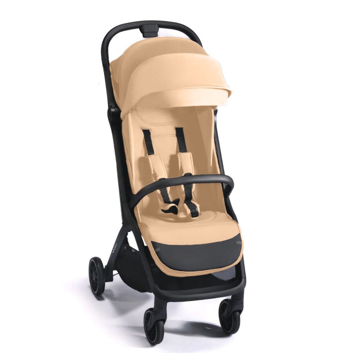 Компактна спортна количка с автоматично сгъване, препоръчва се от раждането до 22 кг Kidizi Nairo Beige, 7.9 кг