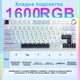 AULA Механична клавиатура 75%, Leobog Reaper, Glacial Blue, Контролен бутон, безжична/BT/2.4G/кабел, гравирани български букви