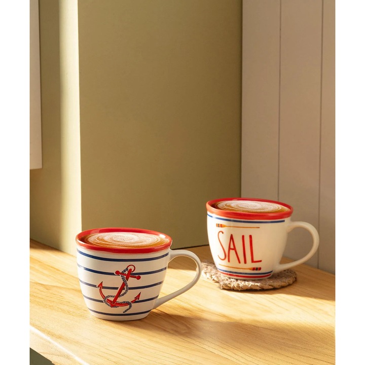 Set 2 Cani Marine Corde, 245 ml, colorat