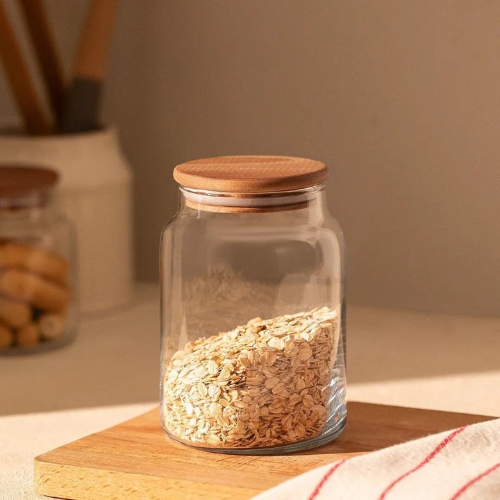 Borcan sticla Madame Coco, 890 ml, 10x10x16 cm