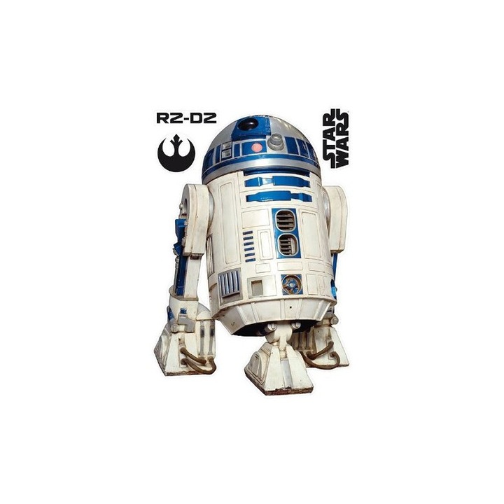 Sticker Abystyle Star Wars - scale 1 - R2D2