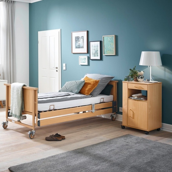 Pat electric pliabil cu telecomanda si reglaje multiple DALIECON (Somiera: Metal)