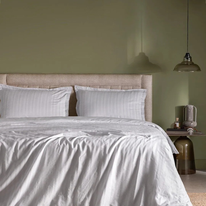 Ágyneműgarnitúra 100% pamut, Madame Coco, világos szürke, 240x260cm, 240x220cm, 50x70+3cm