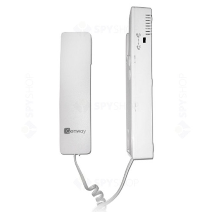 Interfon de interior Genway WL03NIFC, aparent, reglaj sunet On/Off