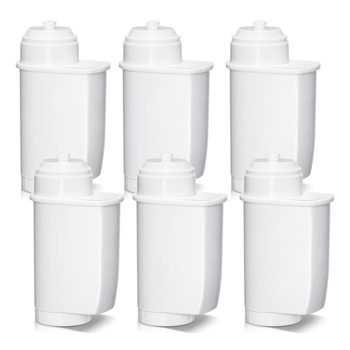 6 db-os kompatibilis szűrőkészlet kávéfőzőkhöz, Brita Intenza+, Saeco, Bosch Benvenuto és Mutital csereszűrőkhöz