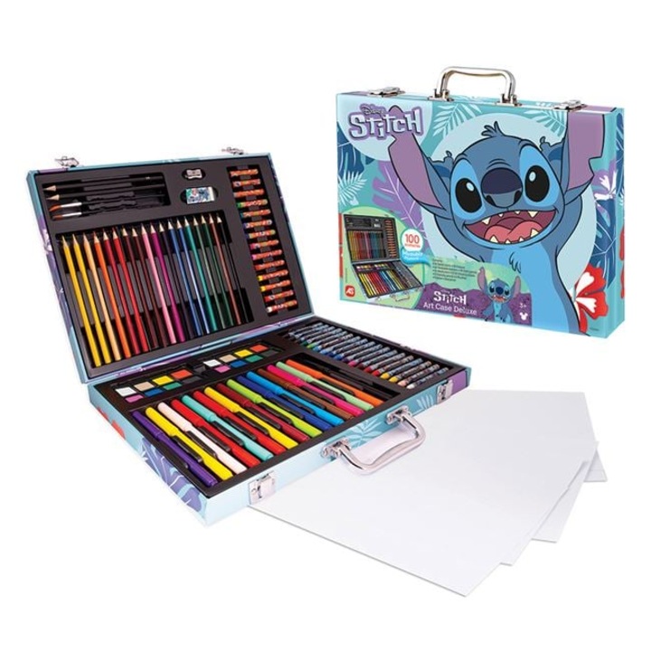 Disney Stitch Deluxe színezőkészlet, 100 darabos, interaktív játék, uniszex, 3 éves kortól, többszínű