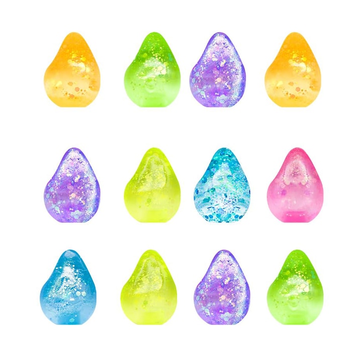 Комплект от 12 антистрес топки OVERTANG, многоцветни, 3.5x4x5см