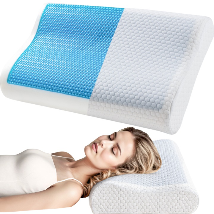 Perna ortopedica Spod Igly i Nitki, termoplastica, racoritoare, alba, 55x35x12 cm