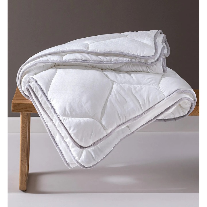 King Size takaró, Madame Coco, 100% poliészter, fehér, 215x235cm