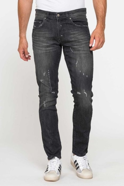Blugi barbati Carrera Jeans, regular fit, negru, denim, tehnologie