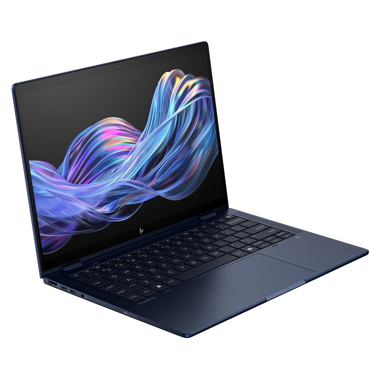 Laptop HP Elitebook X G1i Flip Hybrid (2-in-1), 14" WUXGA Touchscreen, Intel® Core™ Ultra 7 268V pana la 5 GHz, 32 GB RAM LPDDR5x, 1 TB SSD, Windows 11 Pro, Atmospheric Blue 1 TB