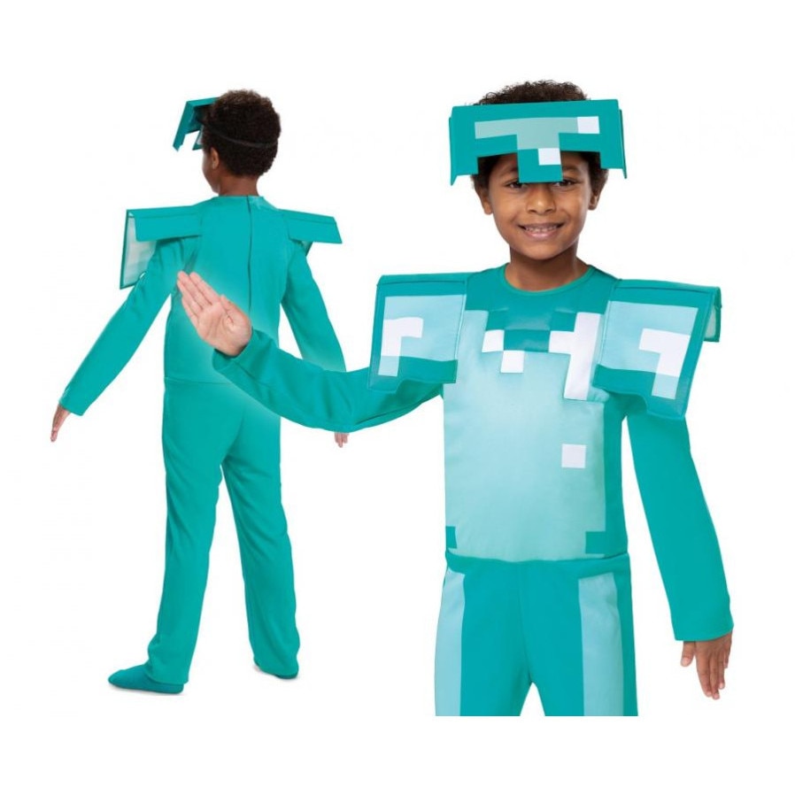 Costum Armor Fancy - Minecraft, marimea M (7-8 ani) - eMAG.ro