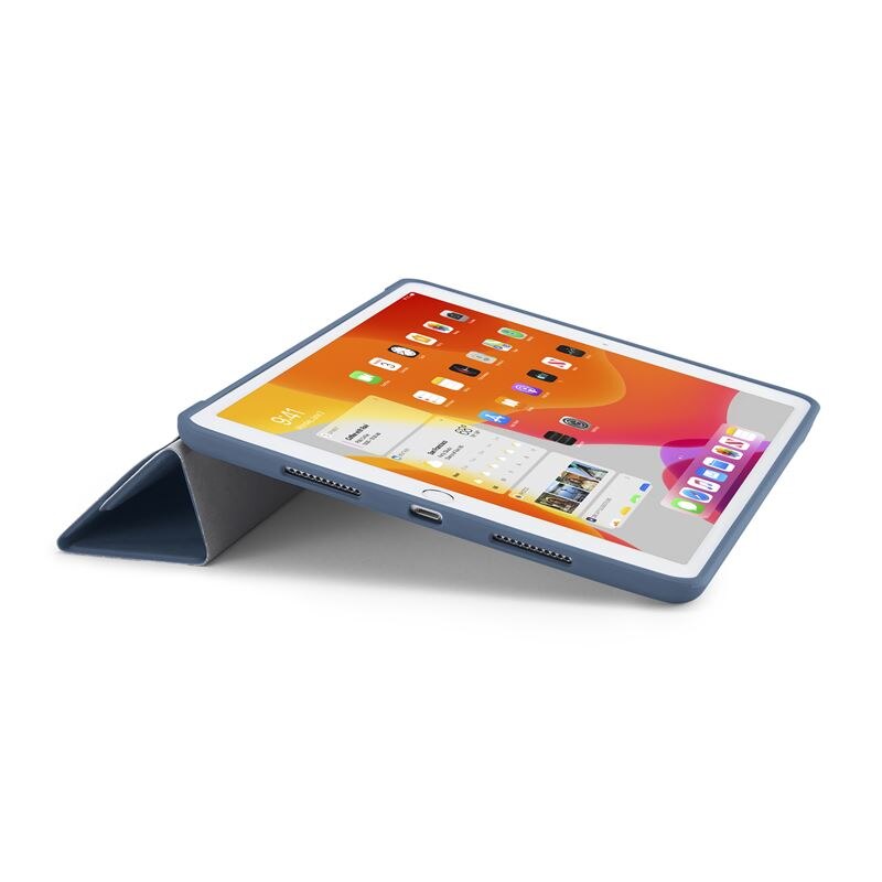Husa Pipetto Origami No1 Original, iPad 10.2 inch 2021/2020/2019, Albastru