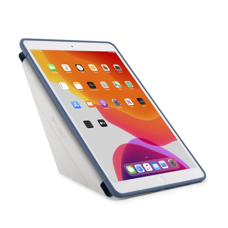 Husa Pipetto Origami No1 Original, iPad 10.2 inch 2021/2020/2019, Albastru