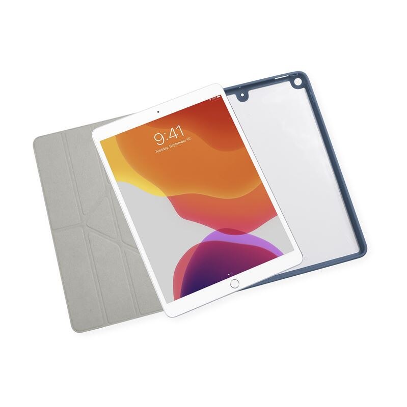 Husa Pipetto Origami No1 Original, iPad 10.2 inch 2021/2020/2019, Albastru