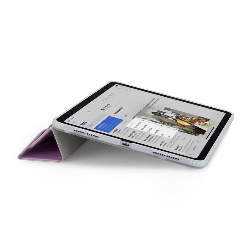Husa Pipetto Pipetto Origami No1 Original compatibila cu iPad Air 13 inch M3 2025/M2 2024, Metallic Purple