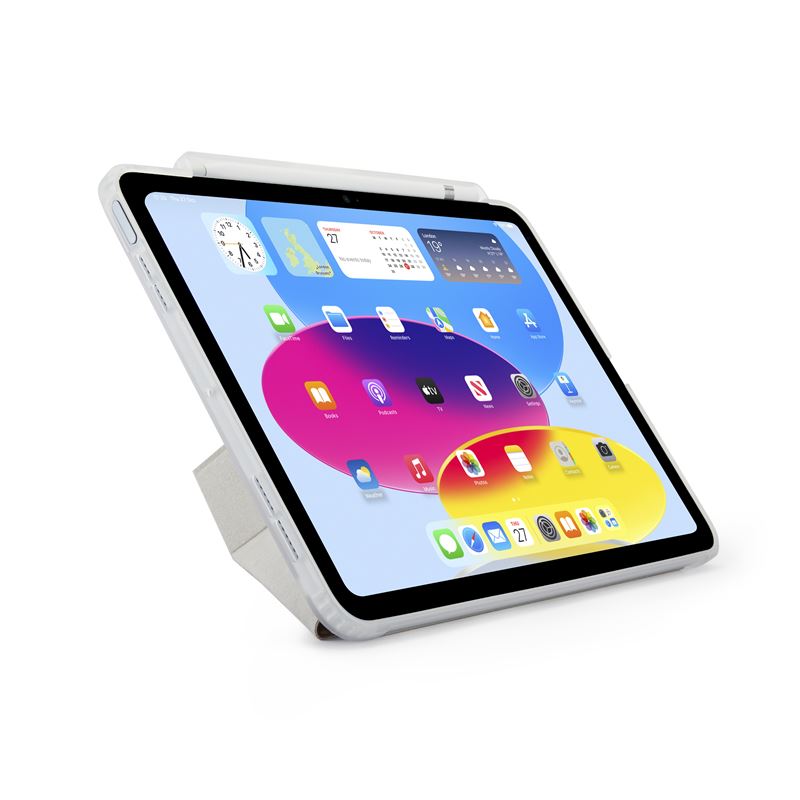 Husa tableta Pipetto Origami No3 compatibila cu iPad 10.9 inch 2022, Rose Gold