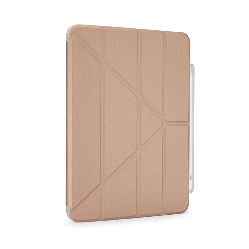 Husa tableta Pipetto Origami No3 compatibila cu iPad 10.9 inch 2022, Rose Gold