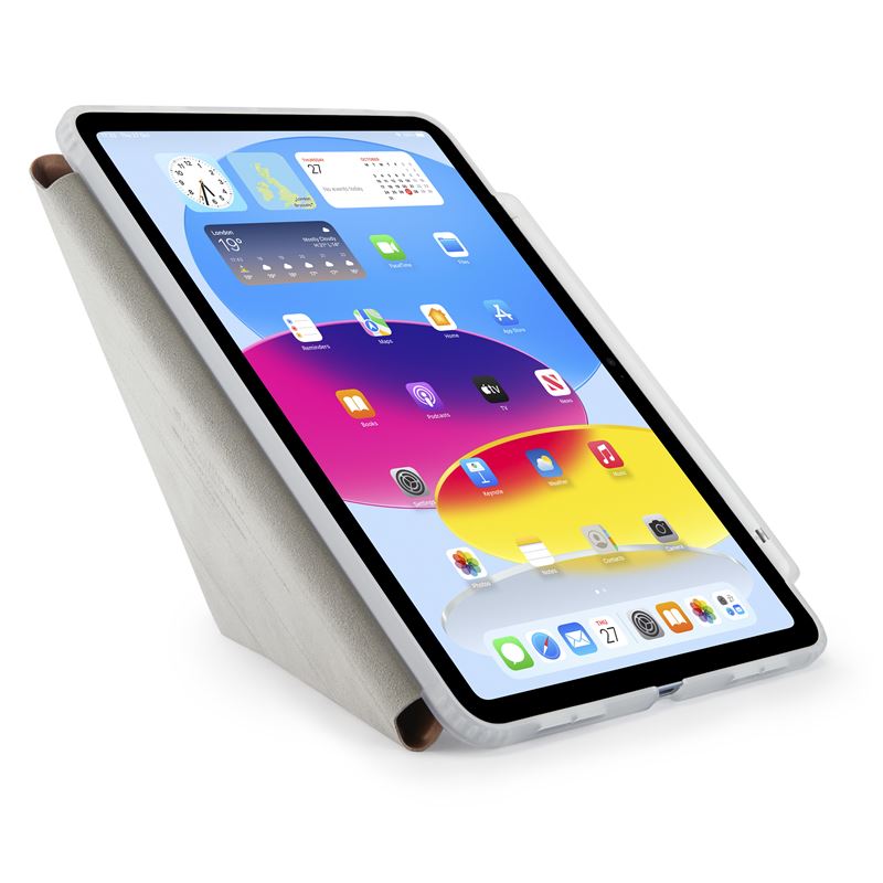 Husa tableta Pipetto Origami No3 compatibila cu iPad 10.9 inch 2022, Rose Gold