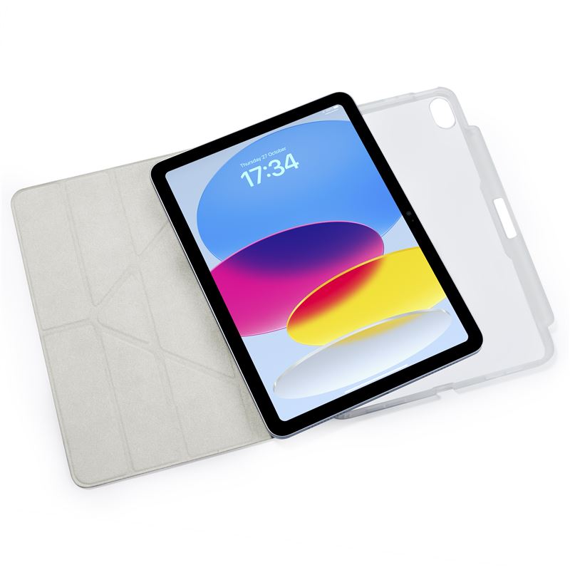 Husa tableta Pipetto Origami No3 compatibila cu iPad 10.9 inch 2022, Rose Gold