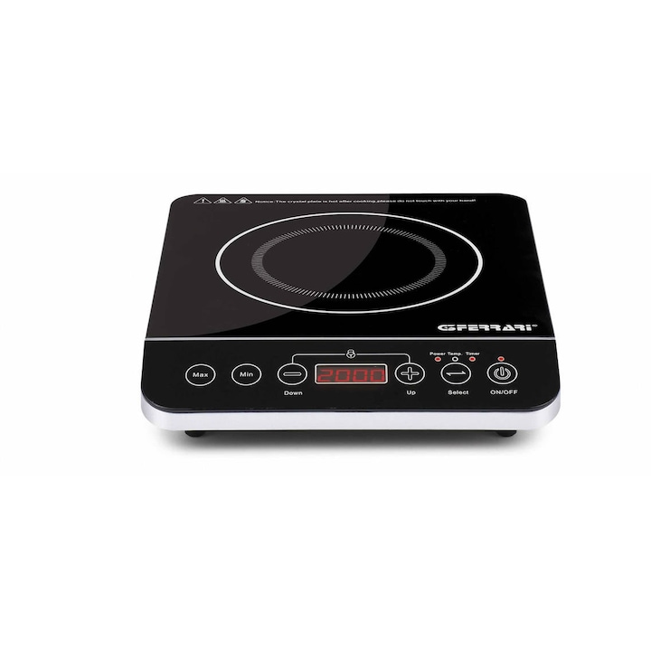Plita incorporabila STARCREST SIH-6060, Inductie, 4 Zone de gatit, Touch Control, Booster, Timer, Sticla Neagra