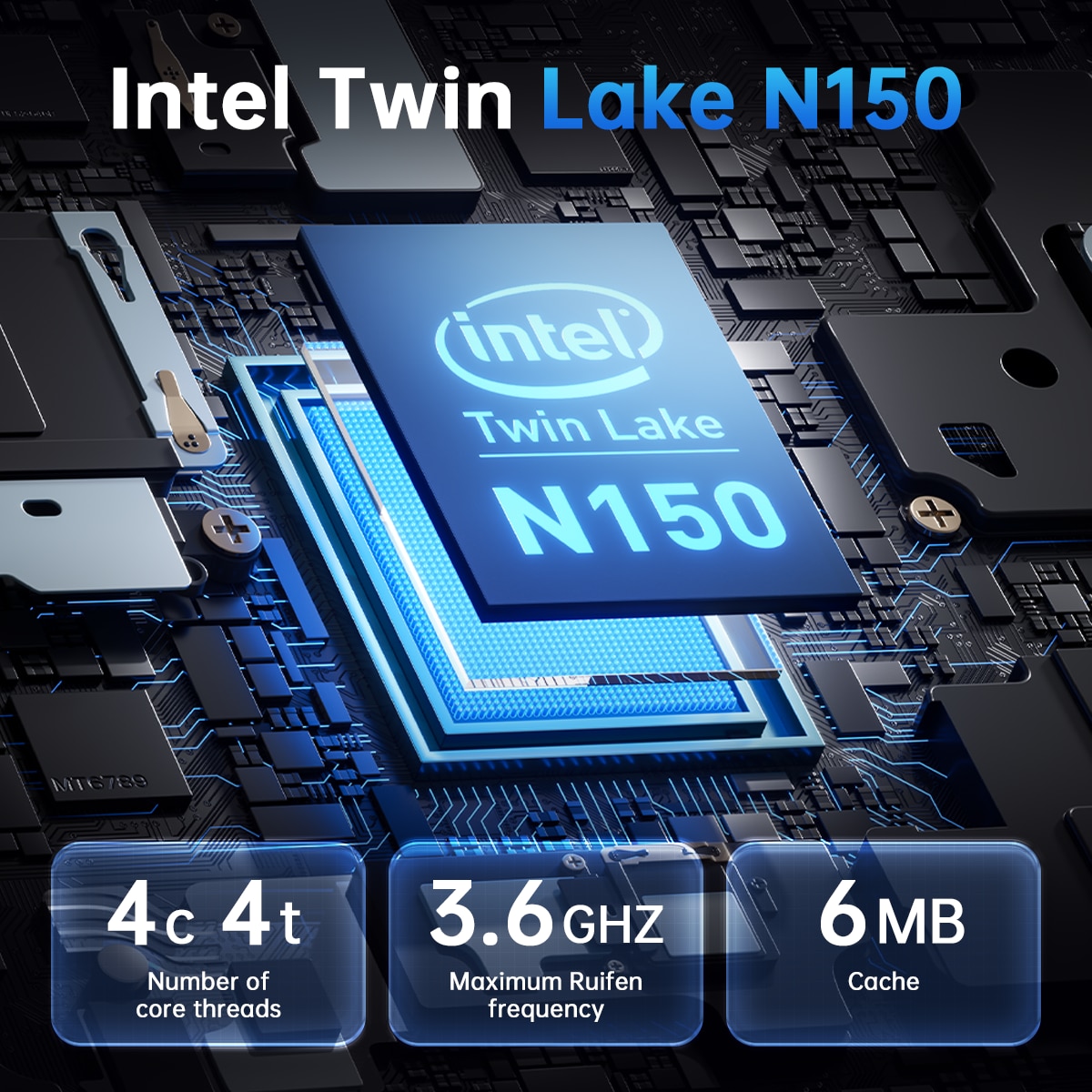 Laptop ACEMAGIC 15.6" cu procesor Intel® Twin Lake N150 pana la 3.60 GHz, 16GB DDR4 512GB SSD, Full HD, Intel® UHD Graphics, Windows 11, Argintiu