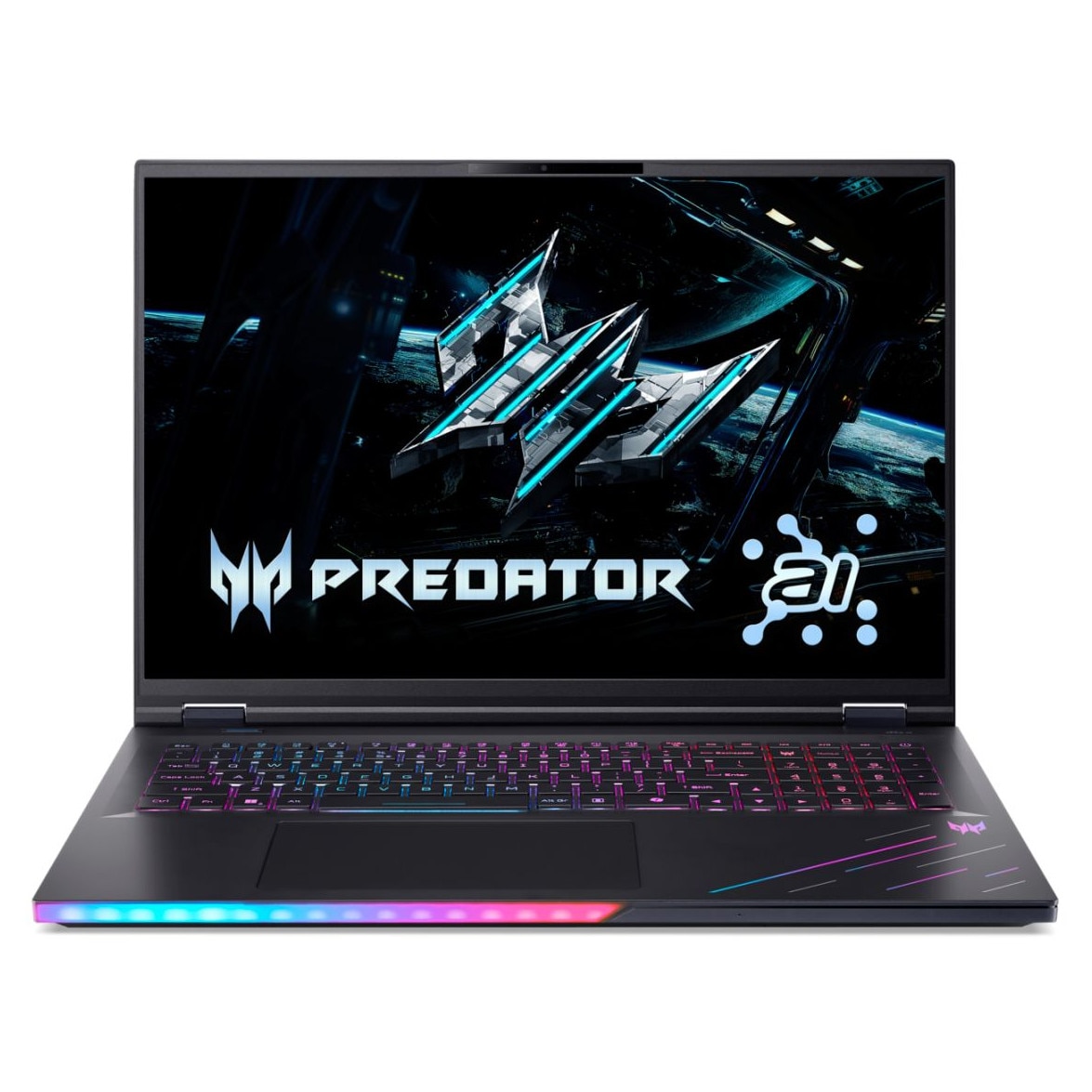 Laptop Acer Gaming Predator Helios 18 AI PH18-73-96HZ, 18 Inch (45.72 cm), WQXGA Mini LED 250Hz IPS Display (non-glare), 2560 x 1600, 16:10, Intel® Core™ Ultra 9 Processor 275HX, 2.1 GHz base clock (Up to 5.4 GHz max. performance clock rate), 36 MB, 8