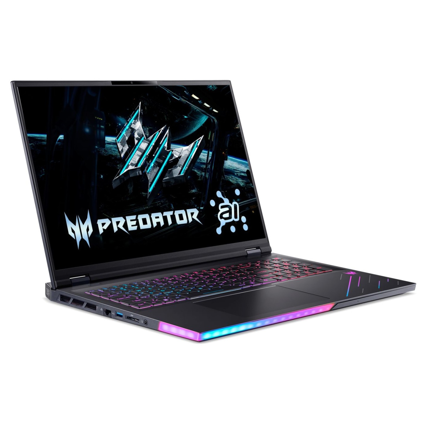 Laptop Acer Gaming Predator Helios 18 AI PH18-73-96HZ, 18 Inch (45.72 cm), WQXGA Mini LED 250Hz IPS Display (non-glare), 2560 x 1600, 16:10, Intel® Core™ Ultra 9 Processor 275HX, 2.1 GHz base clock (Up to 5.4 GHz max. performance clock rate), 36 MB, 8