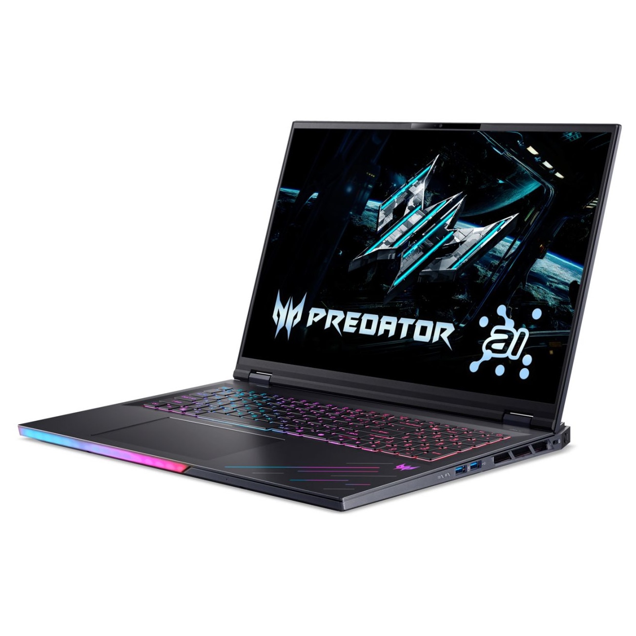 Laptop Acer Gaming Predator Helios 18 AI PH18-73-96HZ, 18 Inch (45.72 cm), WQXGA Mini LED 250Hz IPS Display (non-glare), 2560 x 1600, 16:10, Intel® Core™ Ultra 9 Processor 275HX, 2.1 GHz base clock (Up to 5.4 GHz max. performance clock rate), 36 MB, 8