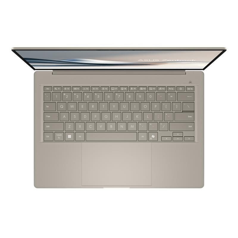 Laptop Asus Zenbook A14 UX3407QA-QD340X, 14 inch 1920 x 1200, Qualcomm X1-26-100 8 C / 8 T, 3.0 GHz - 3.0 GHz, 12 MB 6 MB cache, 32 GB LPDDR5X, 1 TB SSD, Qualcomm Adreno X1-45, Windows 11 Pro, Bej