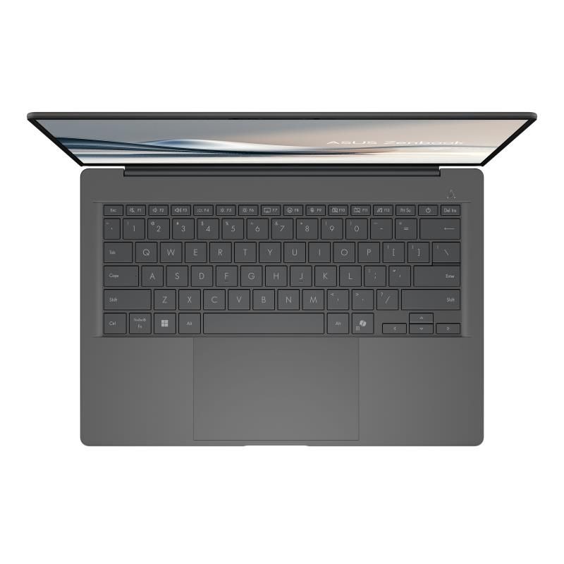 Laptop Asus Zenbook A14 UX3407QA-QD339X, 14 inch 1920 x 1200, Qualcomm X1-26-100 8 C / 8 T, 3.0 GHz - 3.0 GHz, 12 MB 6 MB cache, 32 GB LPDDR5X, 1 TB SSD, Qualcomm Adreno X1-45, Windows 11 Pro, Gri