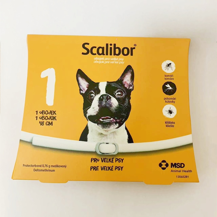 Zgarda antiparazitara pentru caini, 48 cm