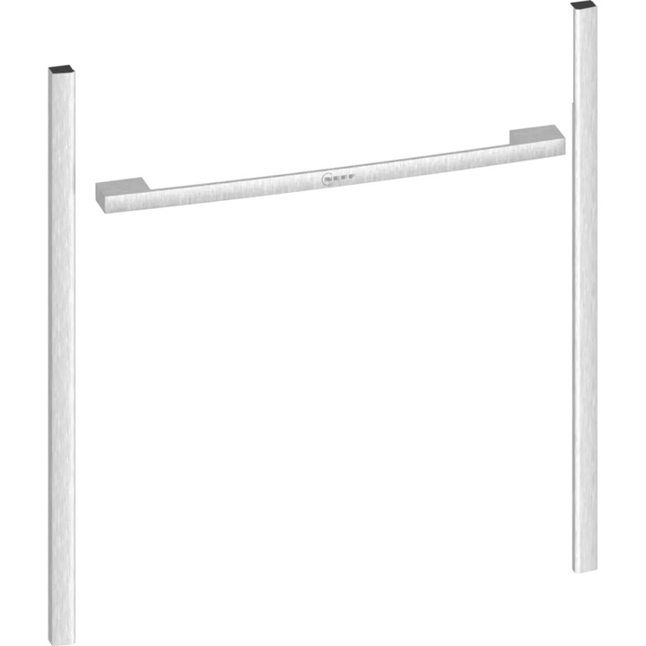 Kit Flex Design NEFF Z9060MY0 60cm pentru Cuptor Standard (60cm) + Cuptor Compact Argintiu Metalic