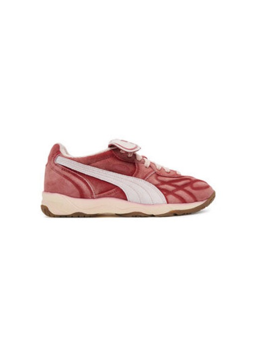 Pantofi sport unisex Puma, 402250, Piele naturala, Visiniu