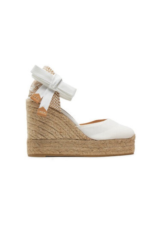 Castaner női espadrillák, 20961, Textil, 39 EU, Fehér