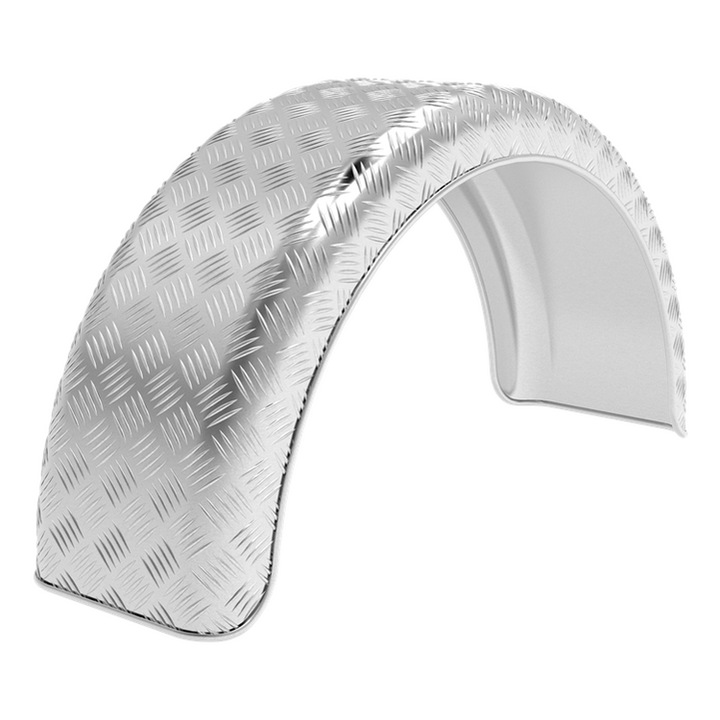 Aripa Pentru Remorca, Domar, D29130, Aluminiu, Rezistent La Coroziune, Usor, Fara Gauri De Montaj Din Fabrica, 790 x 220 x 395 mm