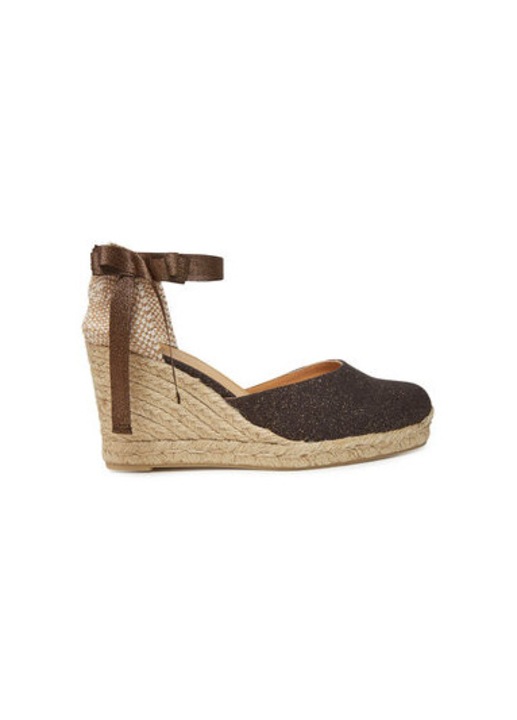 Castaner női espadrillák, 021767-4028, Textil, 41 EU, Barna