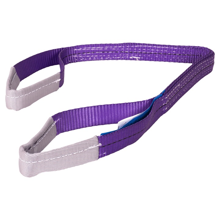 Curea de ridicare HEFFA 2m/30mm/1t cu bucle