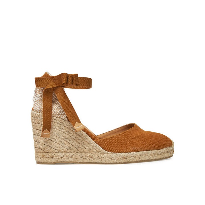 Castaner női espadrillák, 021642-1005, Textil, 39 EU, Barna