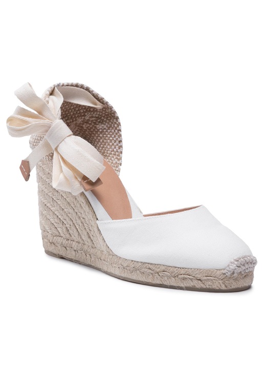 Castaner női espadrilles, 20962200, Textil, 41 EU, Fehér