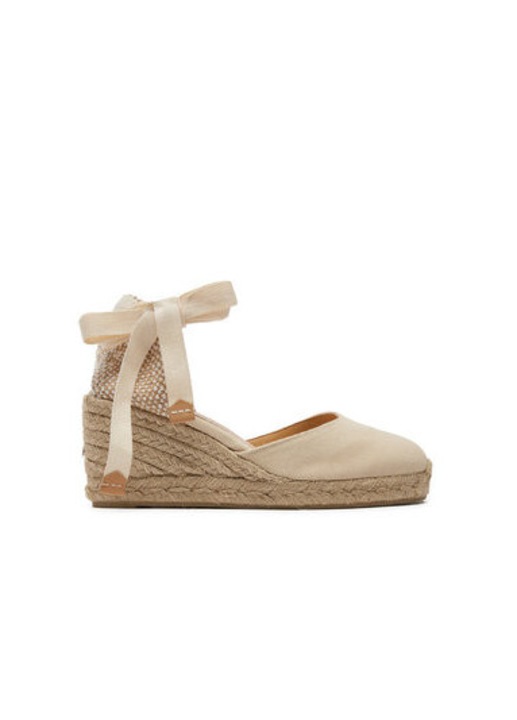 Castaner női espadrillák, 20964, Textil, 37 EU, Fehér