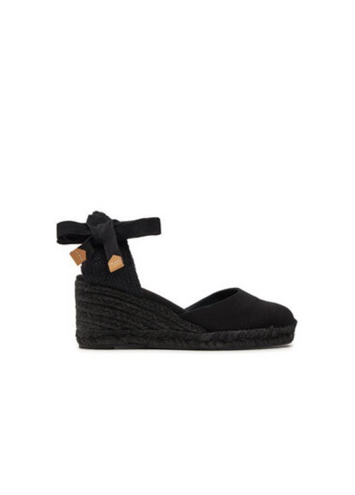 Castaner női espadrillák, 20969, Textil, 37 EU, Fekete